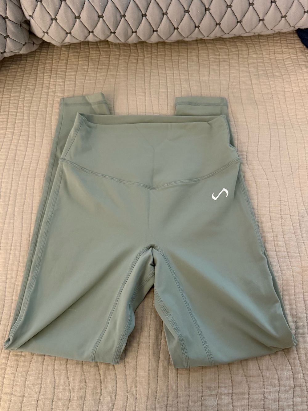 TLF Sage Green High-Waist Seamless Leggings Small